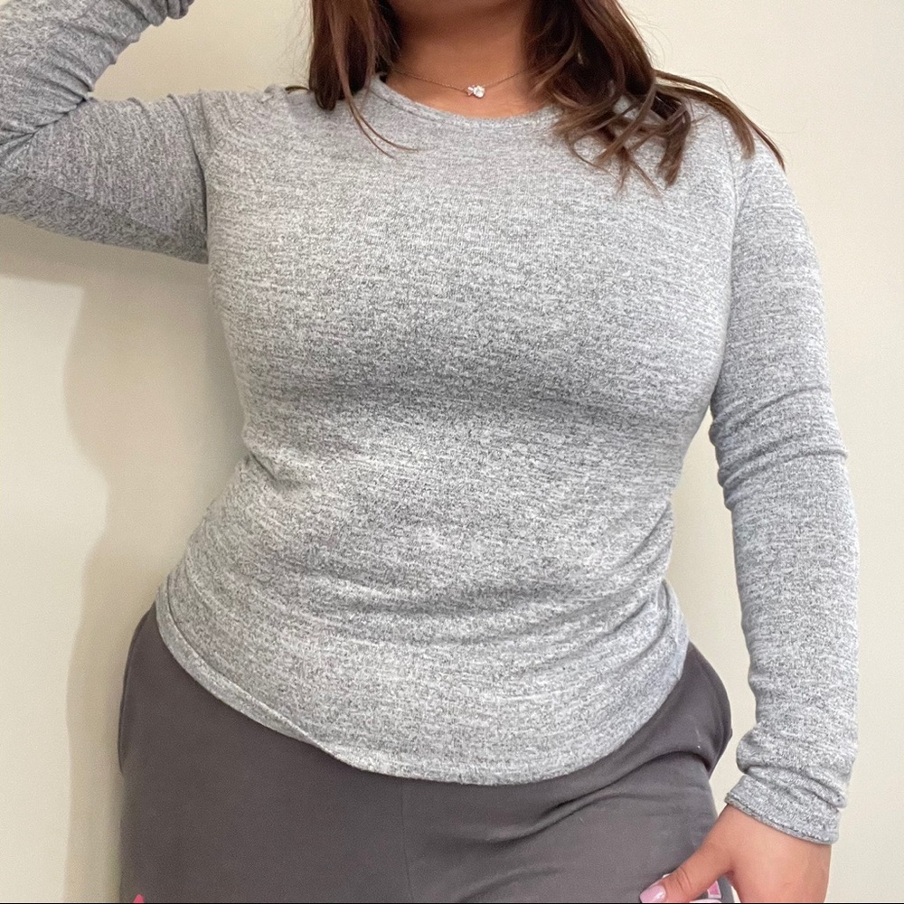 Gray long sleeve